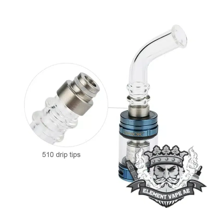 Curved Glass 510 Drip Tip (1pc/pack) - Image 2