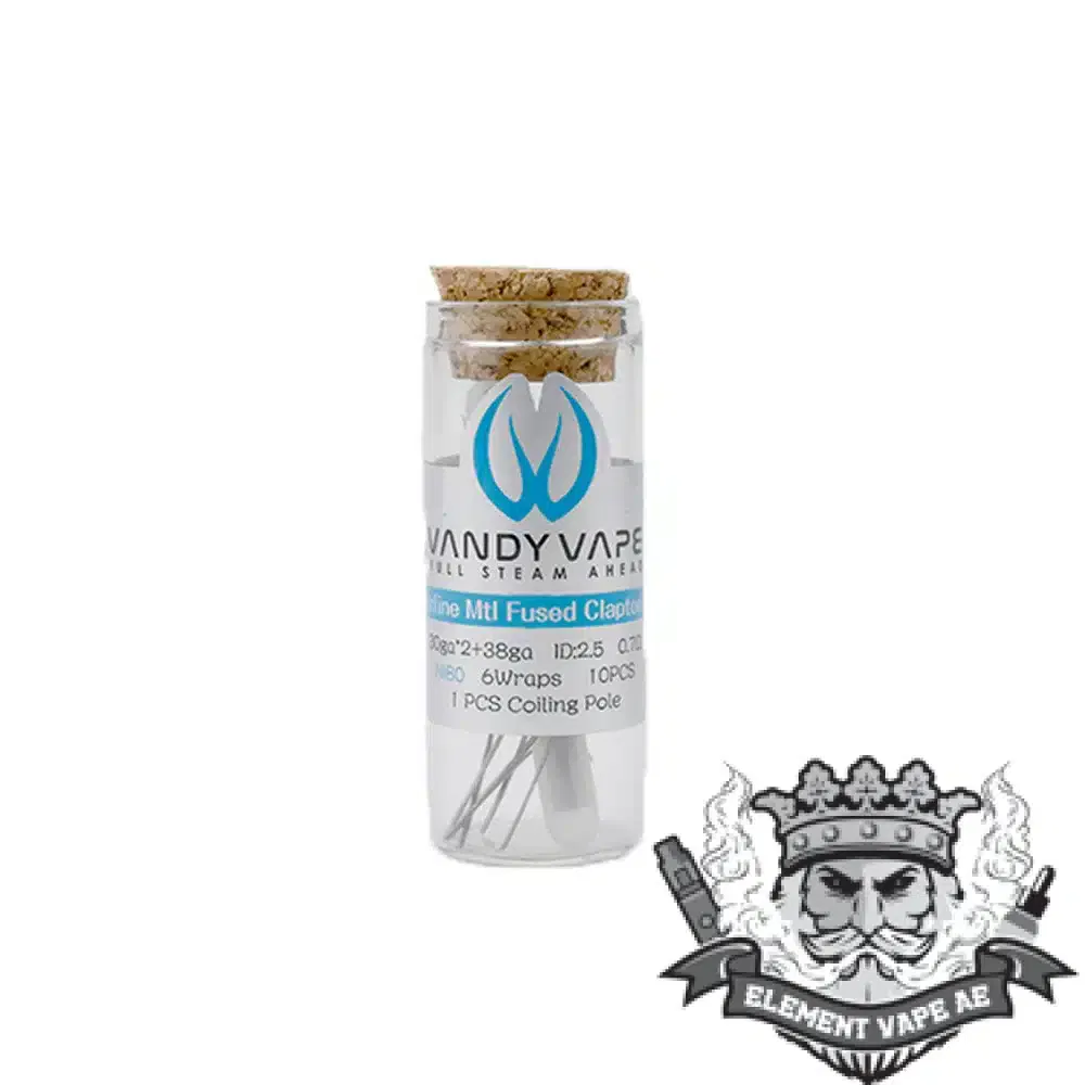 Superfine MTL Fused Clapton Wire 30ga*2+38ga Ni80