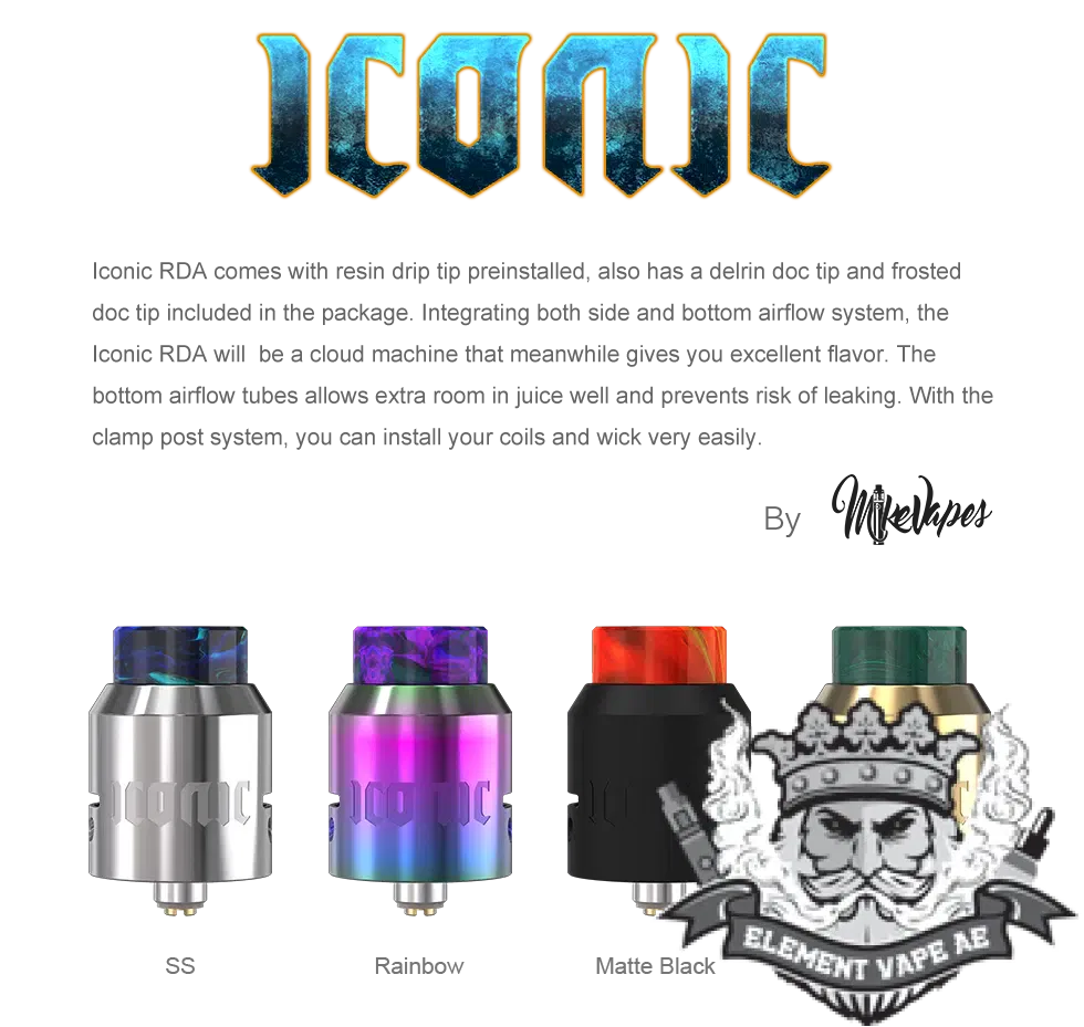Iconic RDA Atomizer By Vandy Vape - Image 3