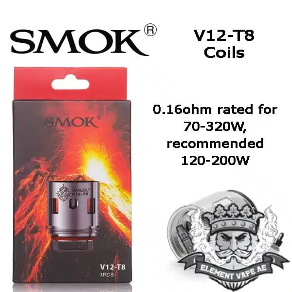 ⁦SMOK TFV12 V12-T8 Replacement Coil⁩ - الصورة ⁦3⁩