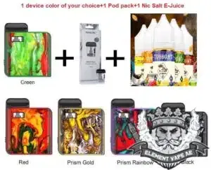 Smok MICO+Extra Pods+E Liquid special offer