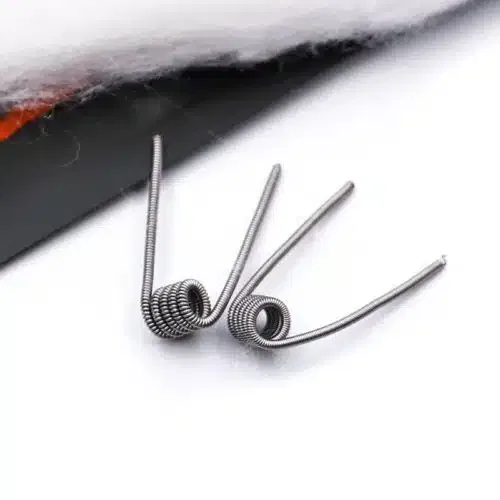 Snow Organic Cotton for Coil Wicking - 2 PCS+2 Pre-Built Coils - Image 2