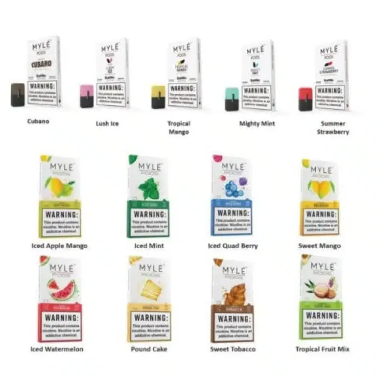 Myle Salts Pod Catridges 4pcs/pack