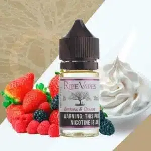 Berries  And Cream Salt By Ripe vapes 30ml 30mg 50mg