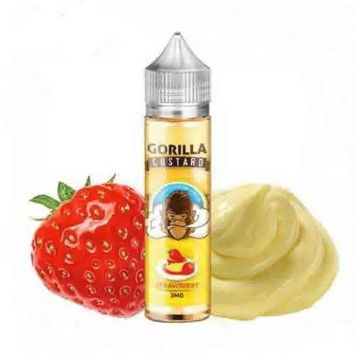Gorilla Custard Strawberry By E&B 60ml 3mg