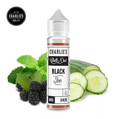 Black Ice by Charlie's Chalk Dust, 60ml 3mg