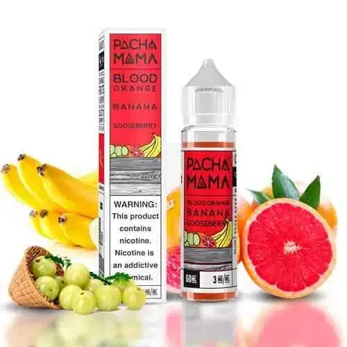 Blood Orange Banana Gooseberry by Pachamama, 60ml, 3mg