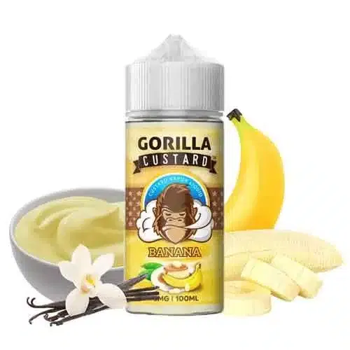 Gorilla Custard Banana By E&B, 100ml, 3mg