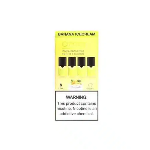 QPODS Salt Nic Oil Cartridge 0.9ml 4PCS/Pack, support JUL & JCo1 - Image 2