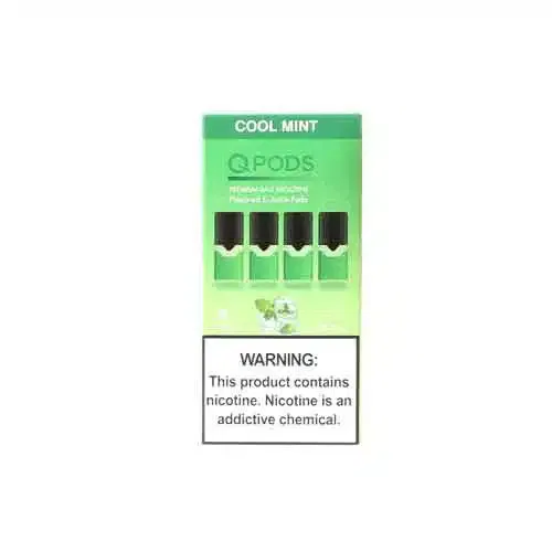 QPODS Salt Nic Oil Cartridge 0.9ml 4PCS/Pack, support JUL & JCo1 - Image 4