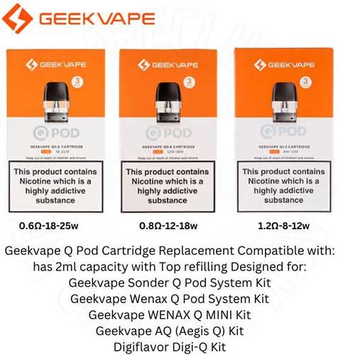 Wenax Q Pod Replacement in UAE