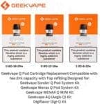 Wenax Q Pod Replacement in UAE