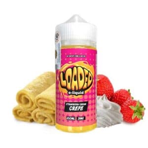Strawberry Cream Crepe Loaded